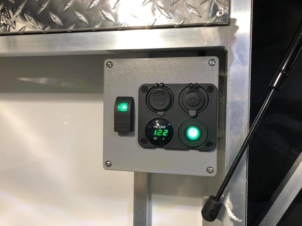 12 Volt Power Center With Digital Readout PRO FAB OUTDOORS