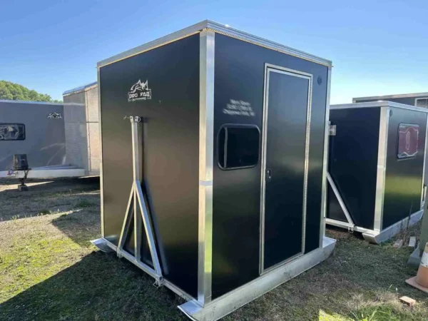6.6 wide x 6’ long TWO DOORS with three Windows - Image 3